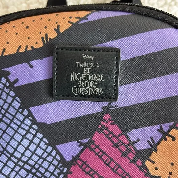Disney The Nightmare Before Christmas Mini Backpack Jack Skellington Coin Purse - Picture 4 of 9